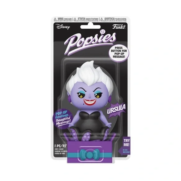 4 Funko Popsies: Vinyl Pop-Up Figures Moana Cruella DeVille Ursula Sally - Picture 5 of 11